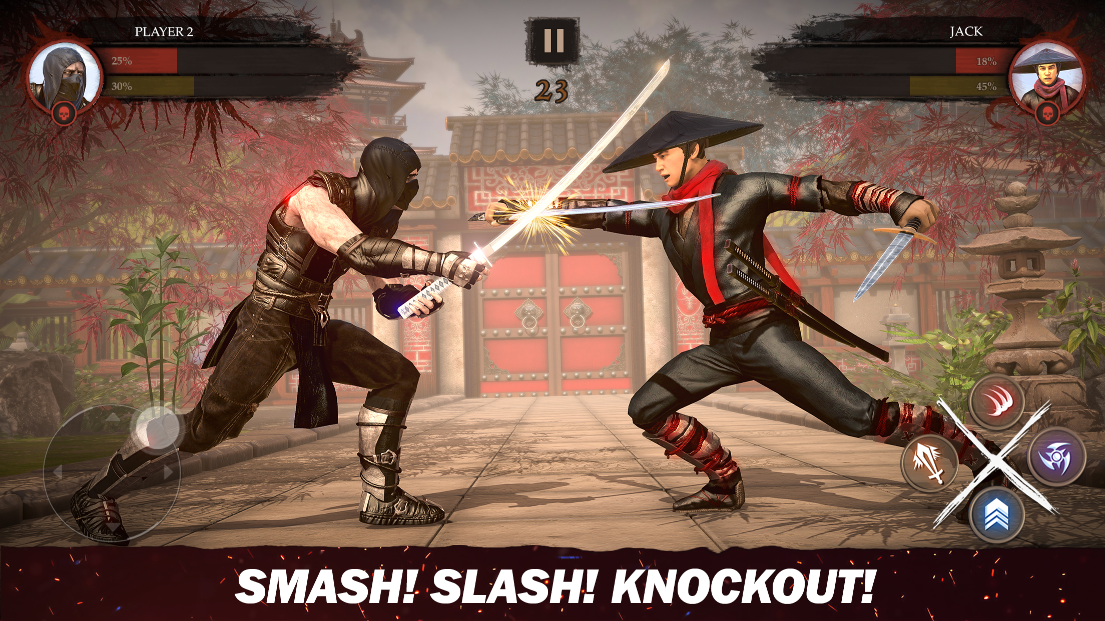 اسکرین شات 1 بازی Ninja Master RPG Fighting Game