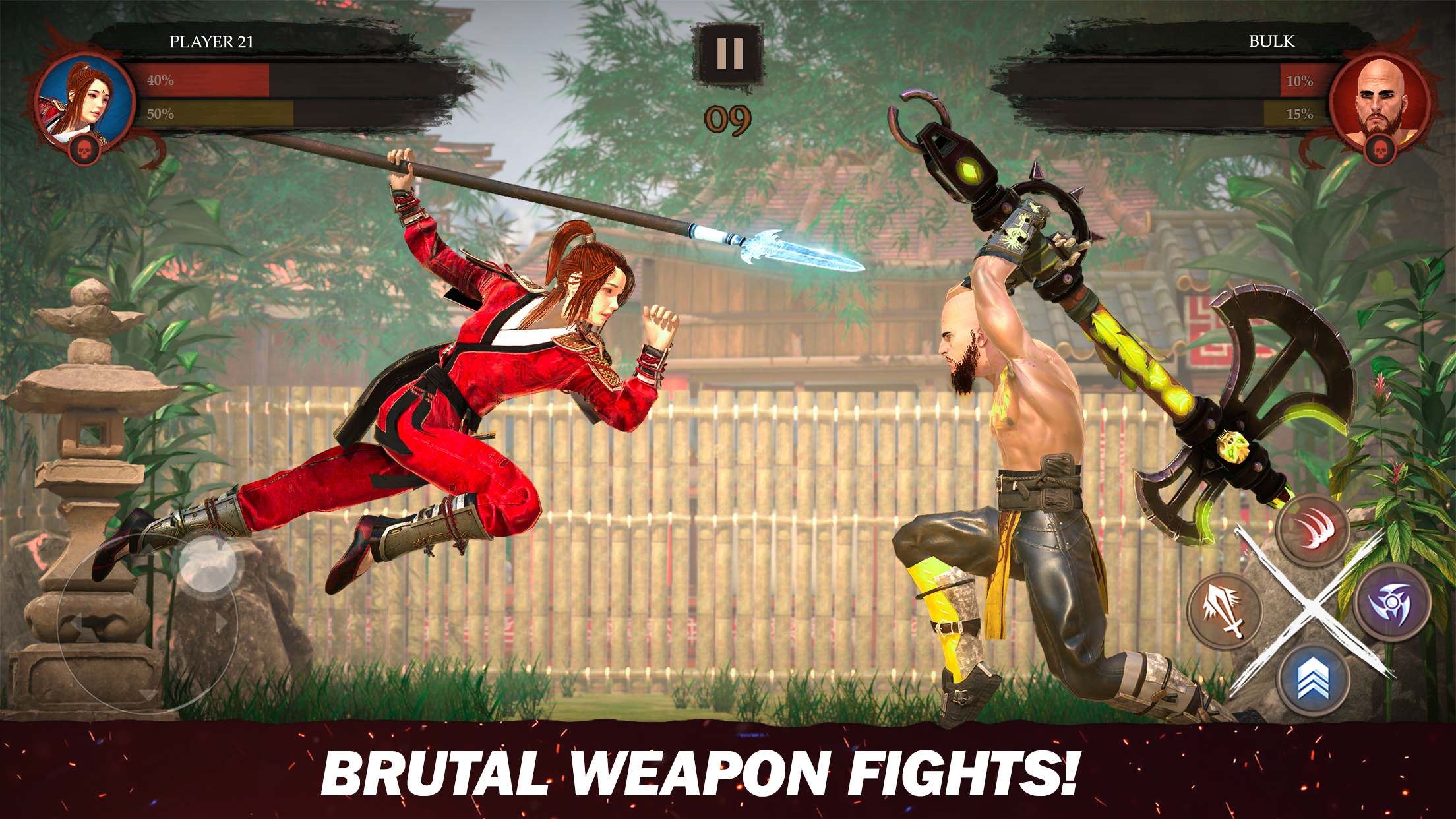 اسکرین شات 3 بازی Ninja Master RPG Fighting Game