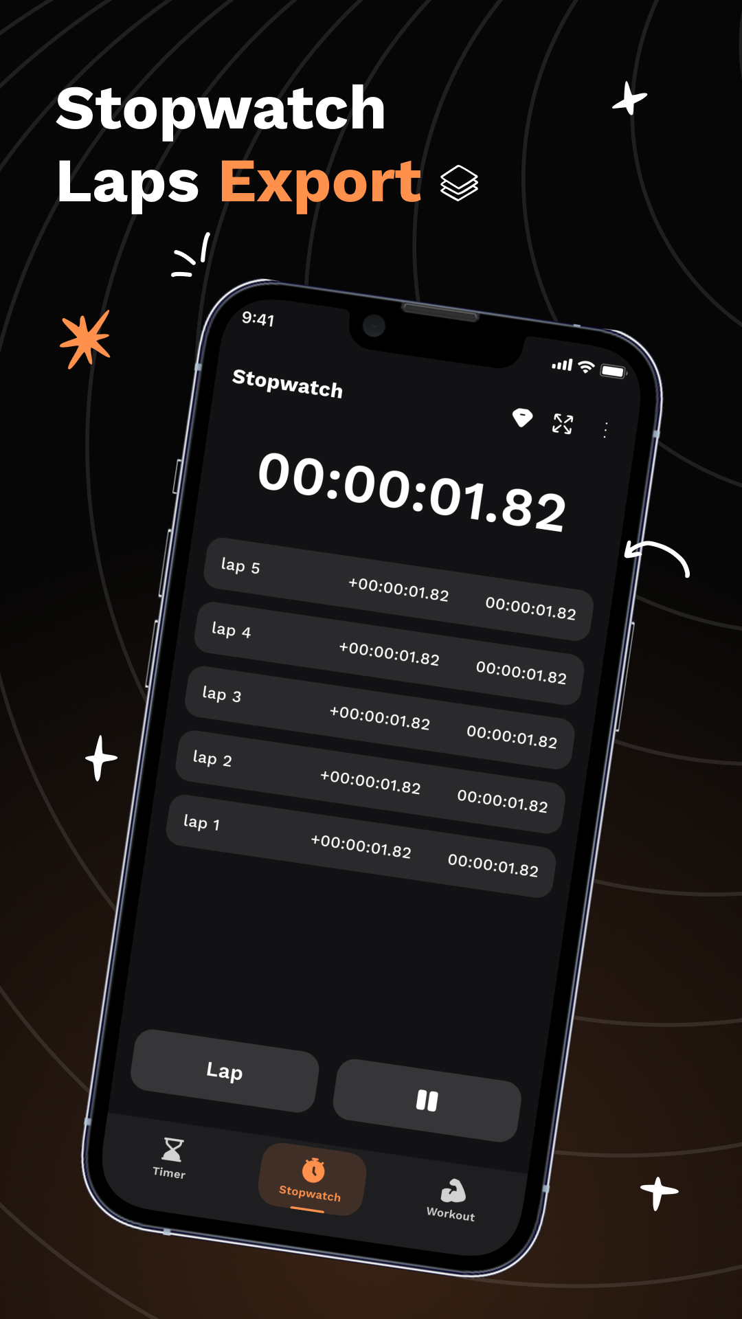 اسکرین شات 7 برنامه Multi Stopwatch and Timer Plus