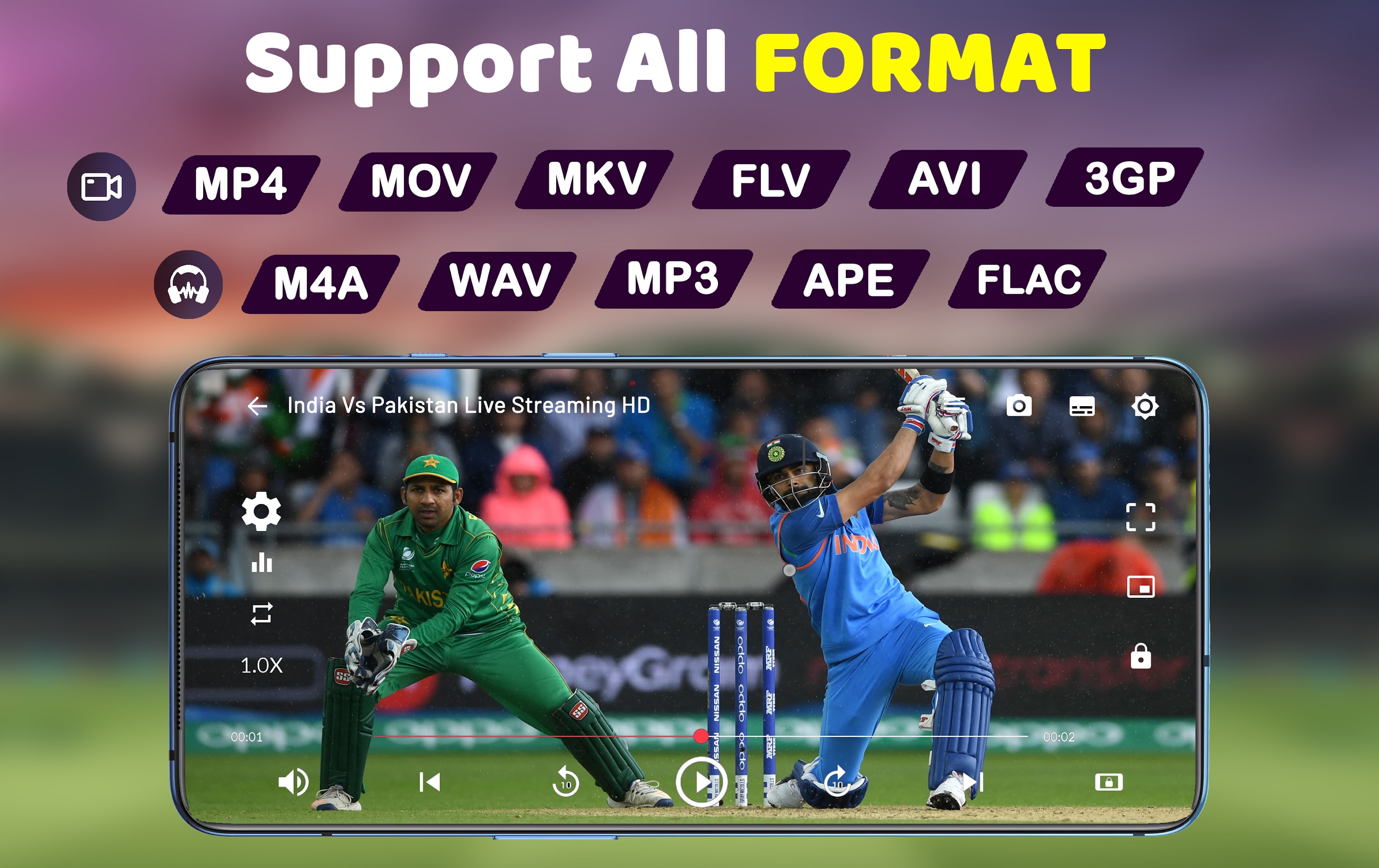 اسکرین شات 1 برنامه Spot Player - All Video Player