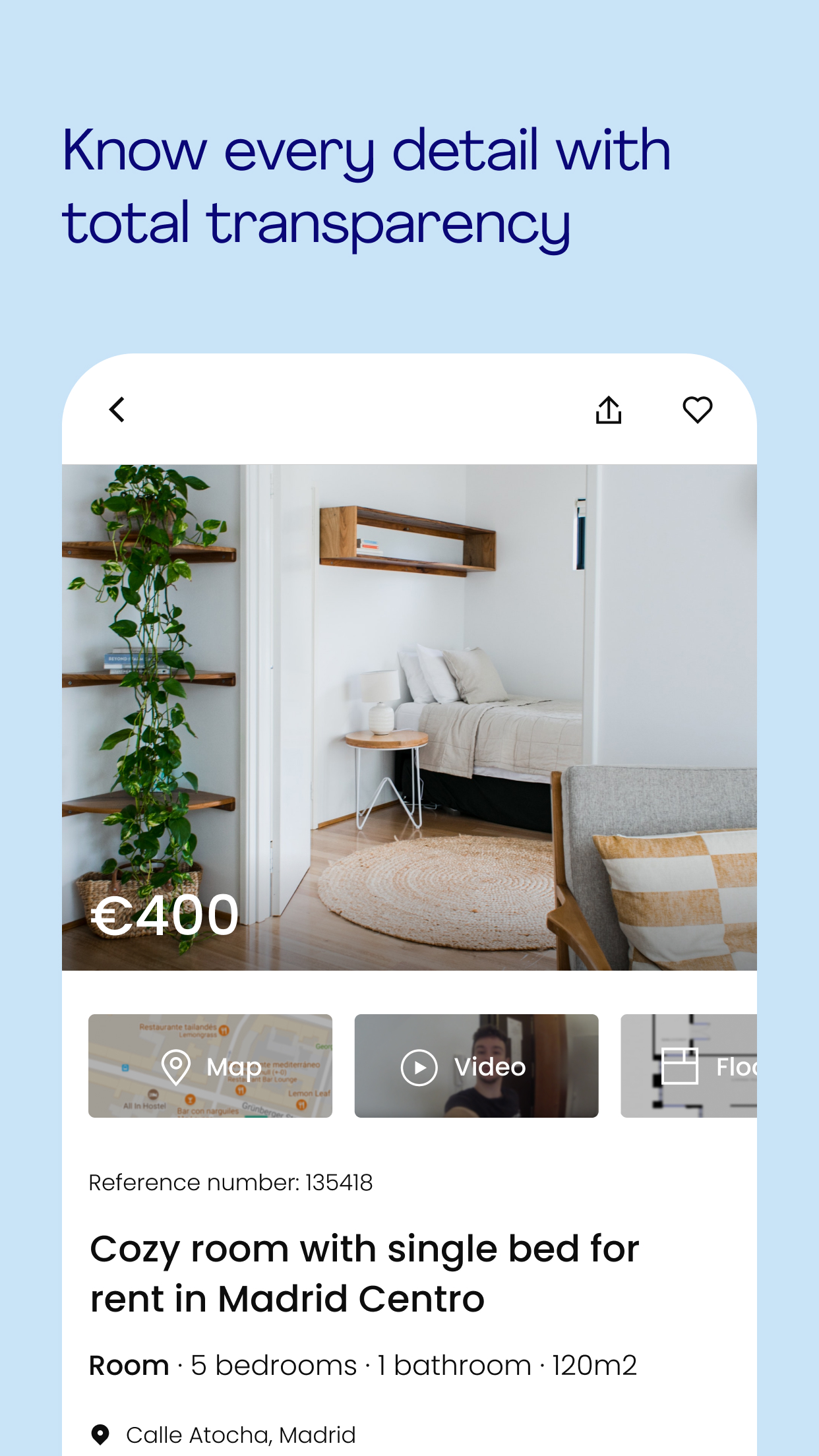 اسکرین شات 3 برنامه Spotahome: Online rentals