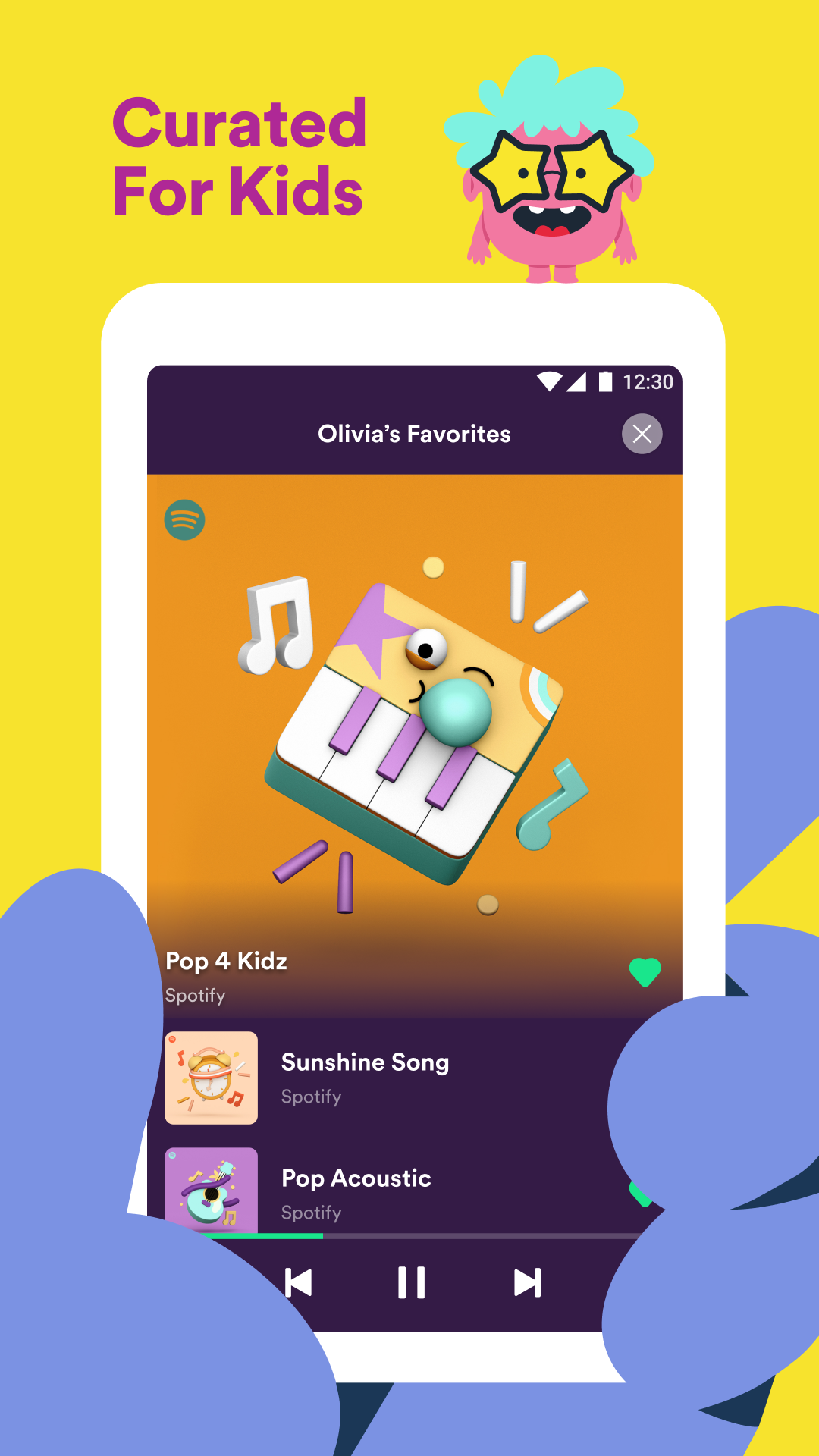 اسکرین شات 2 برنامه Spotify Kids
