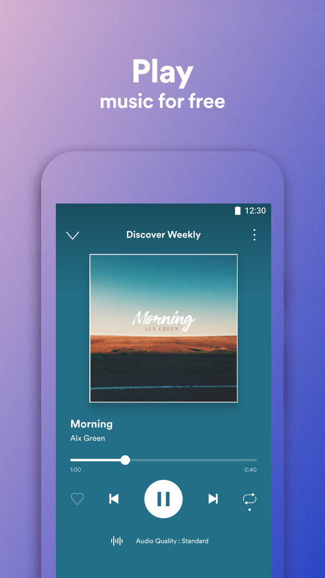 اسکرین شات 1 برنامه Spotify Lite