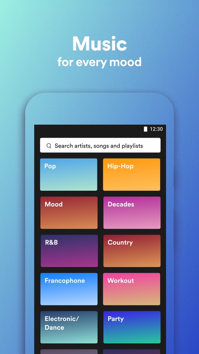 اسکرین شات 5 برنامه Spotify Lite