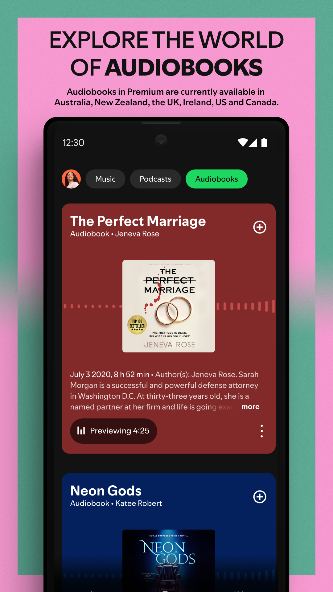 اسکرین شات 5 برنامه موزیک اسپاتیفای (Spotify)