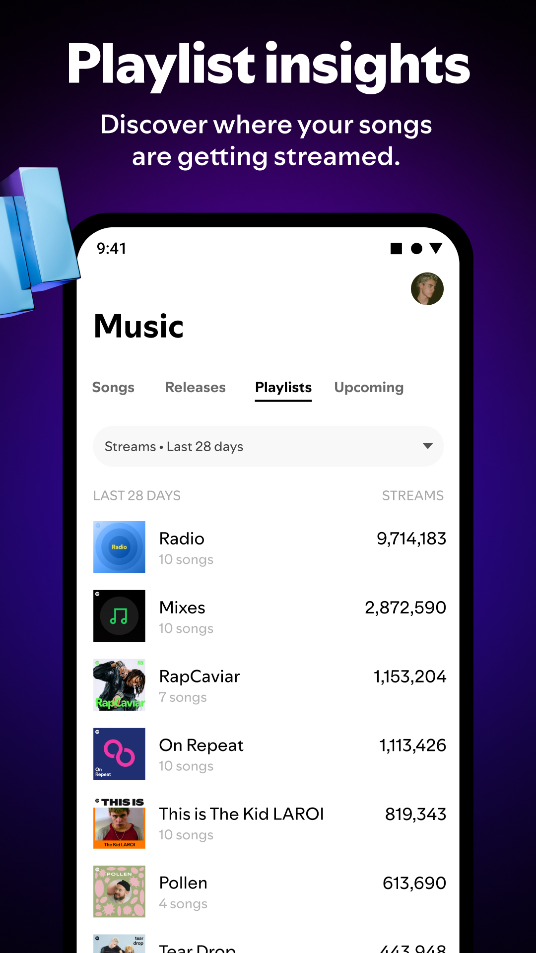 اسکرین شات 8 برنامه Spotify for Artists