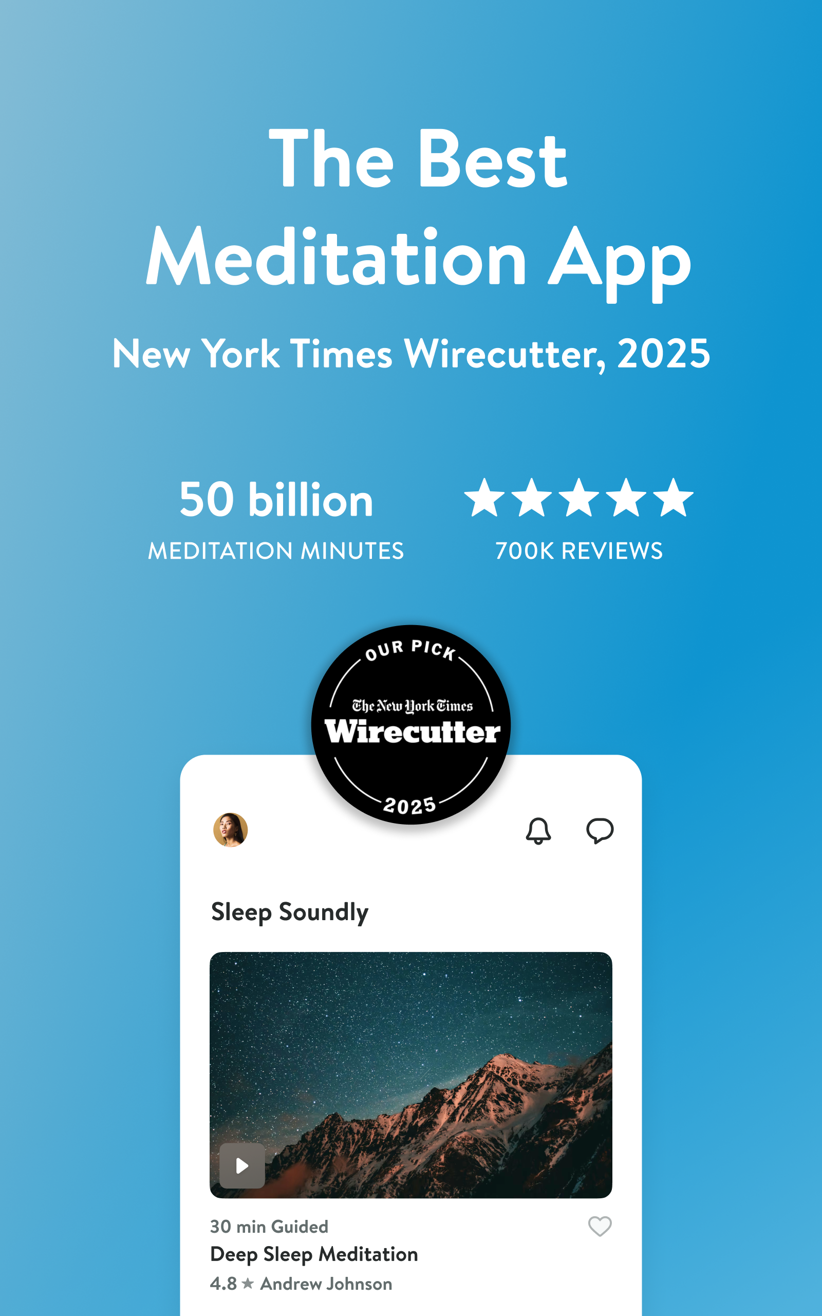 اسکرین شات 1 برنامه Insight Timer - Meditation App