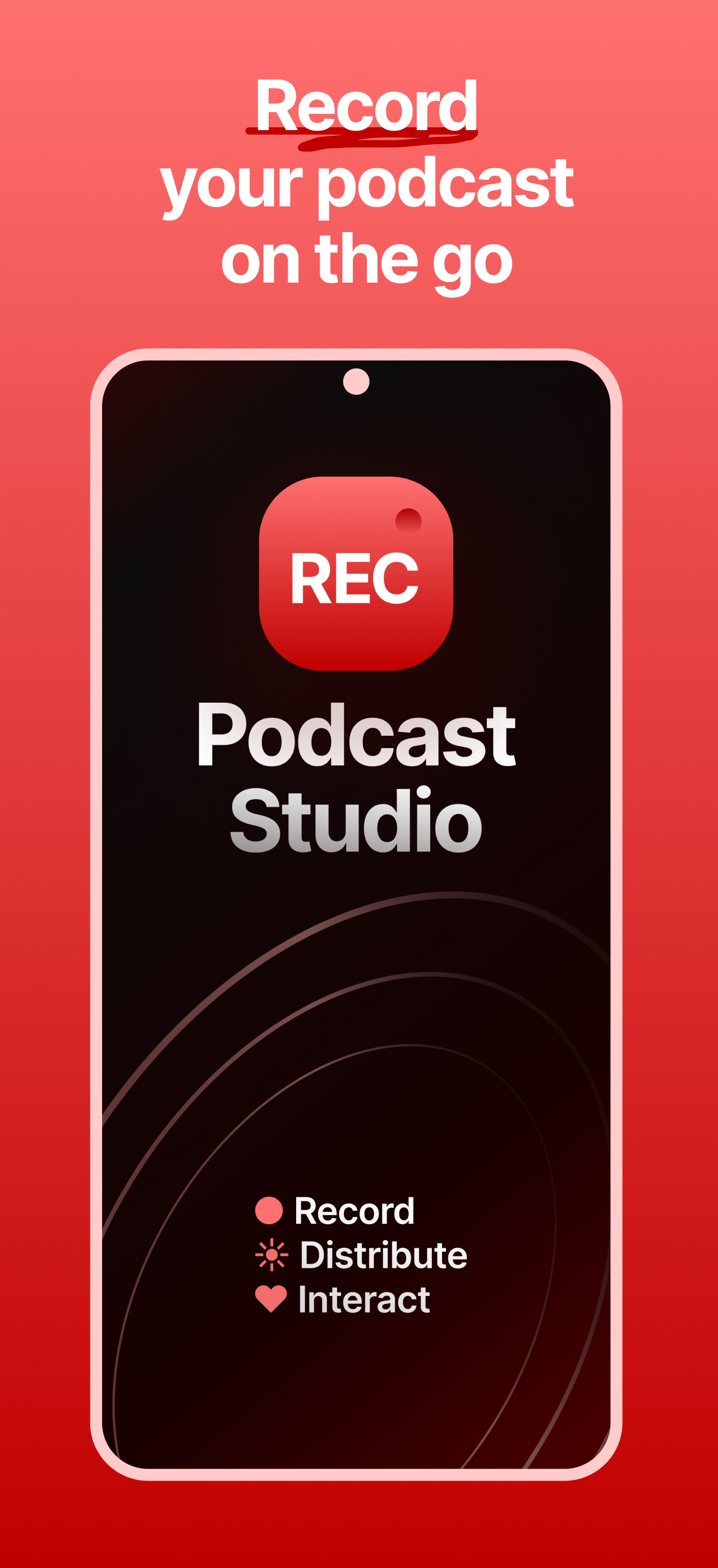 اسکرین شات 1 برنامه Podcast Studio