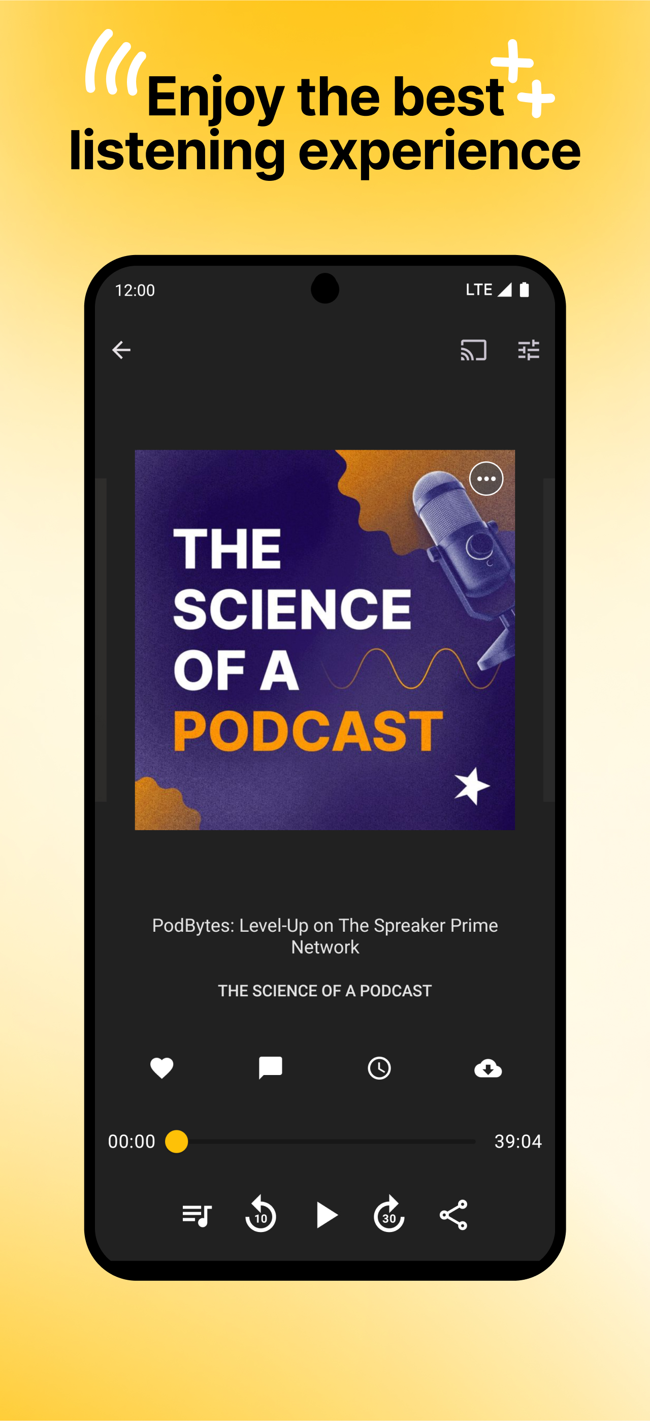 اسکرین شات 1 برنامه Spreaker Podcasts