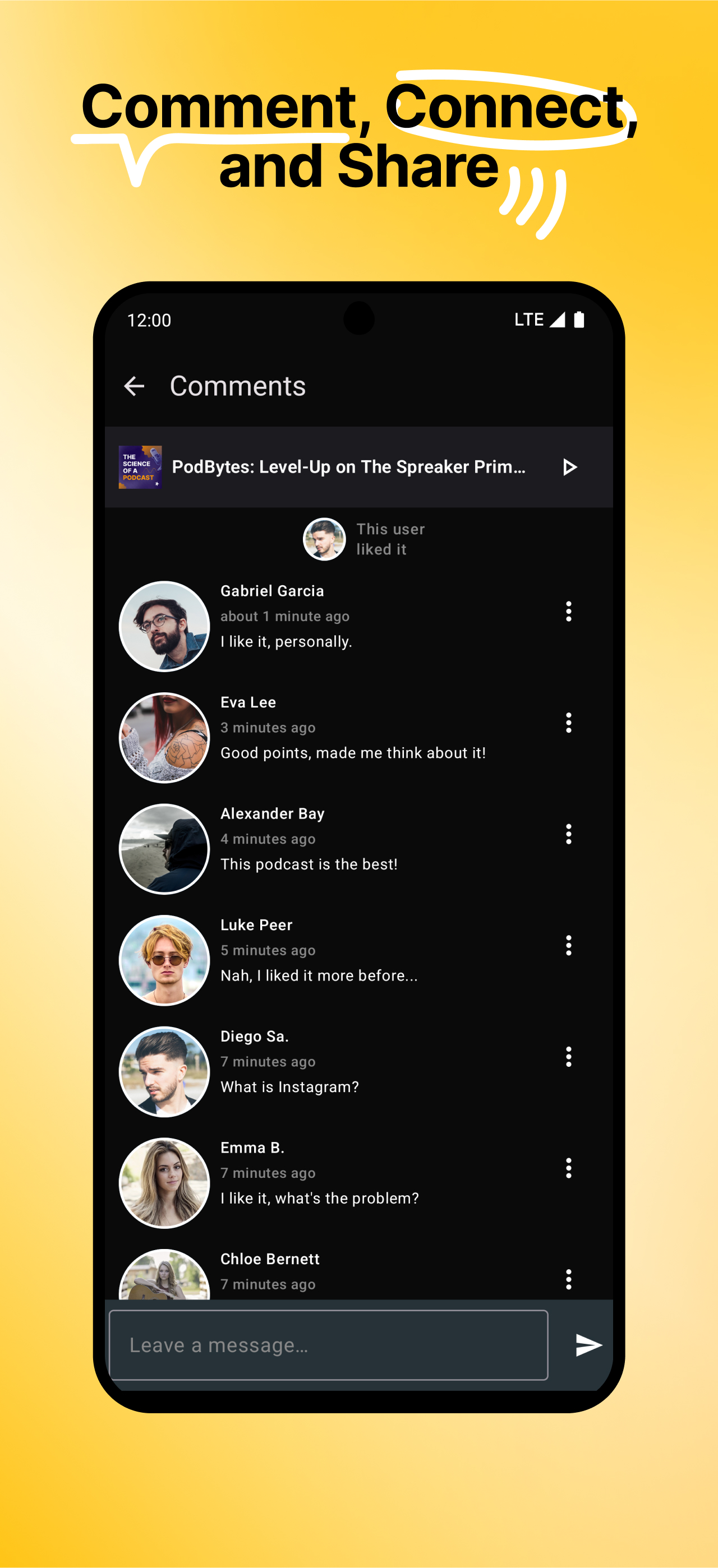 اسکرین شات 3 برنامه Spreaker Podcasts