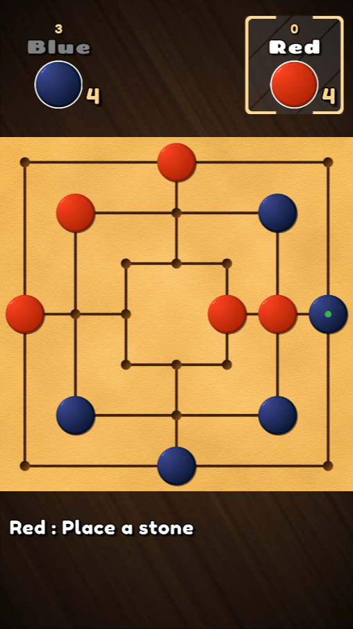 اسکرین شات 4 بازی Nine Men's Morris | Maru