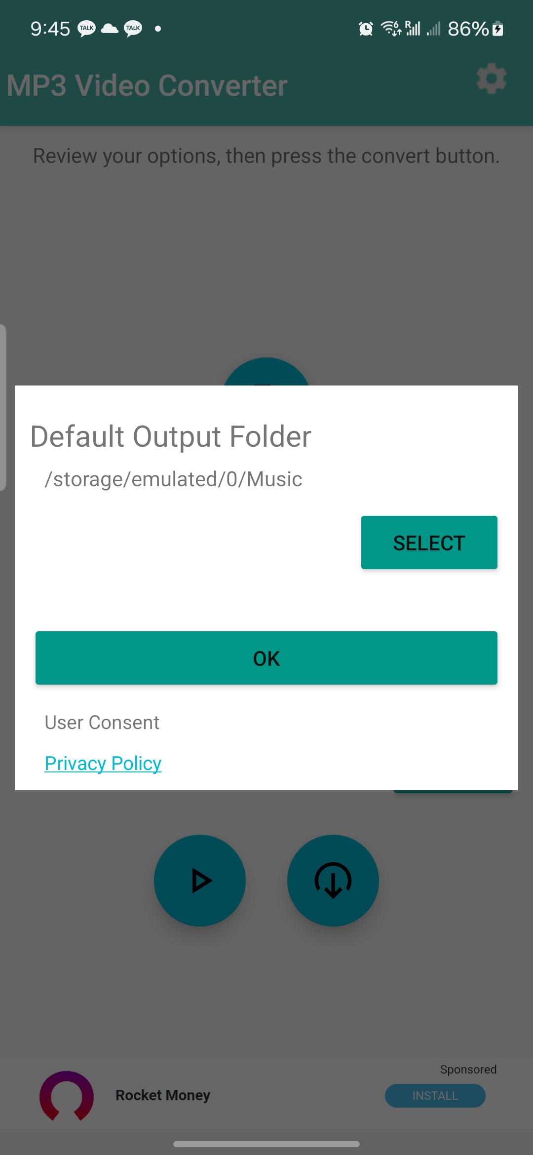 اسکرین شات 4 برنامه MP3 Video Converter