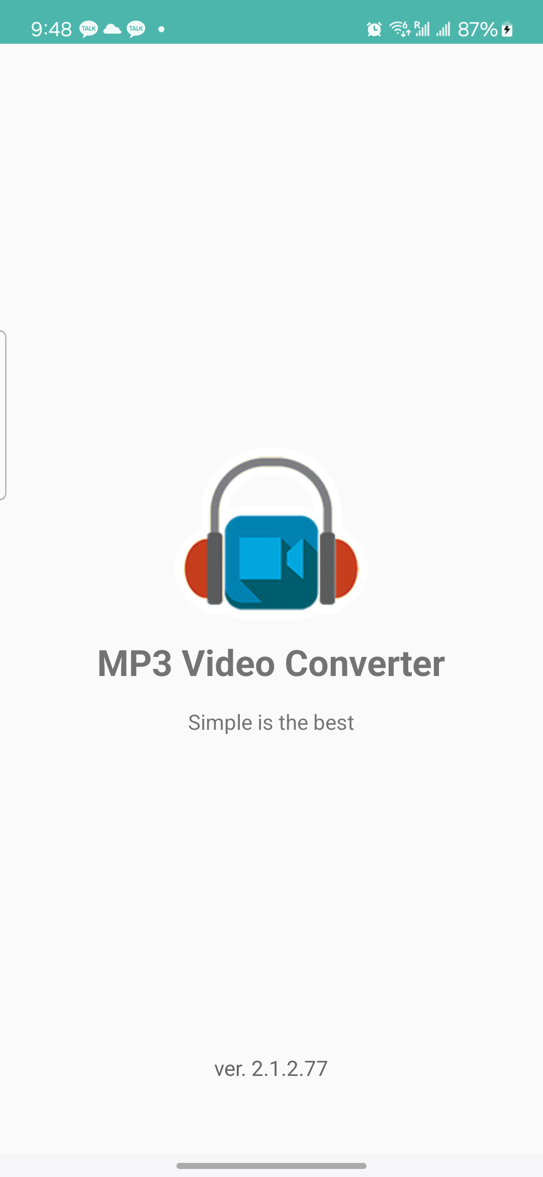 اسکرین شات 1 برنامه MP3 Video Converter