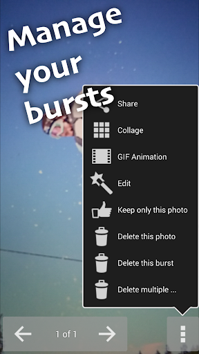 اسکرین شات 5 برنامه Fast Burst Camera Lite