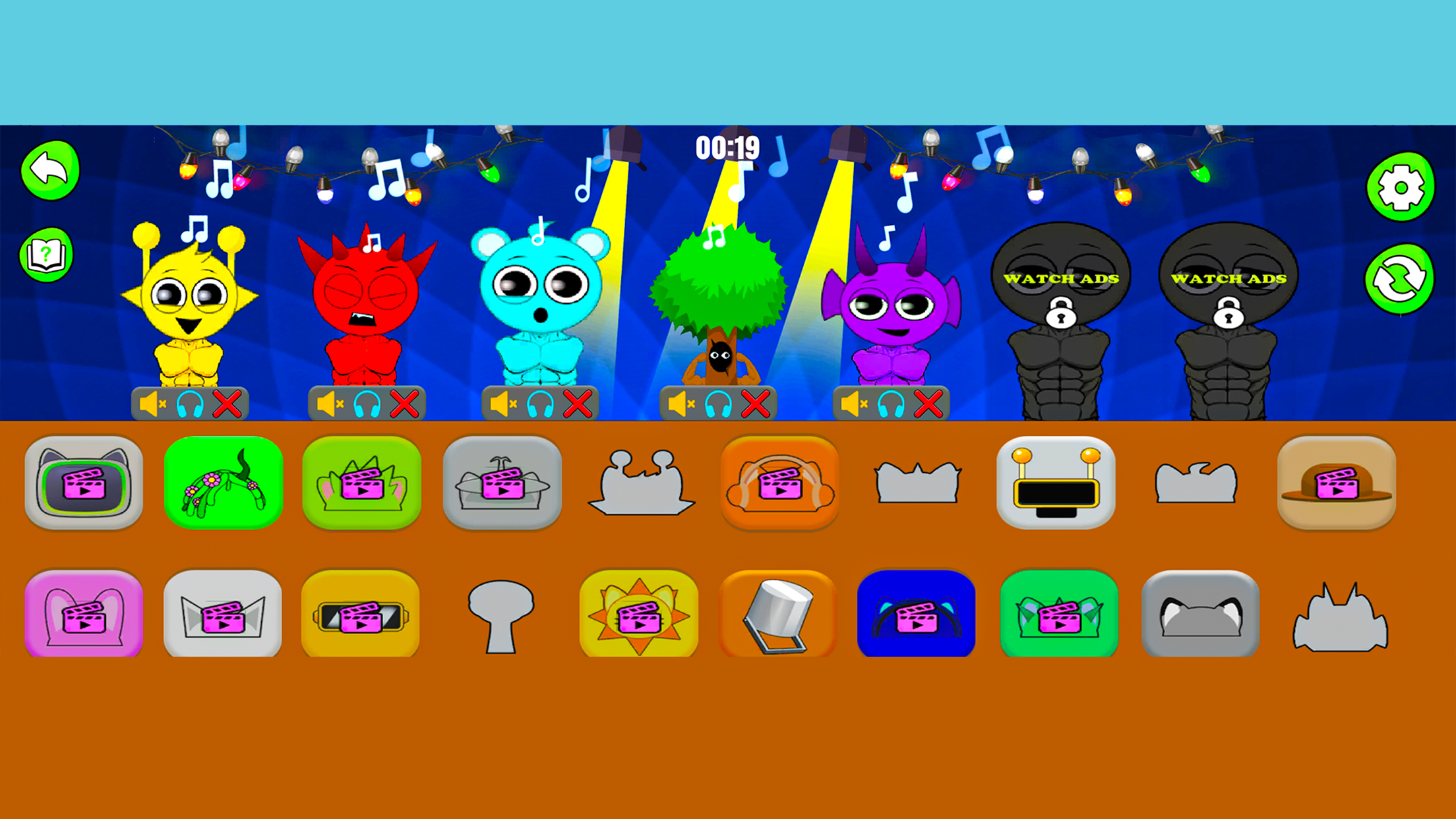 اسکرین شات 6 بازی Incredible Scary Music Game