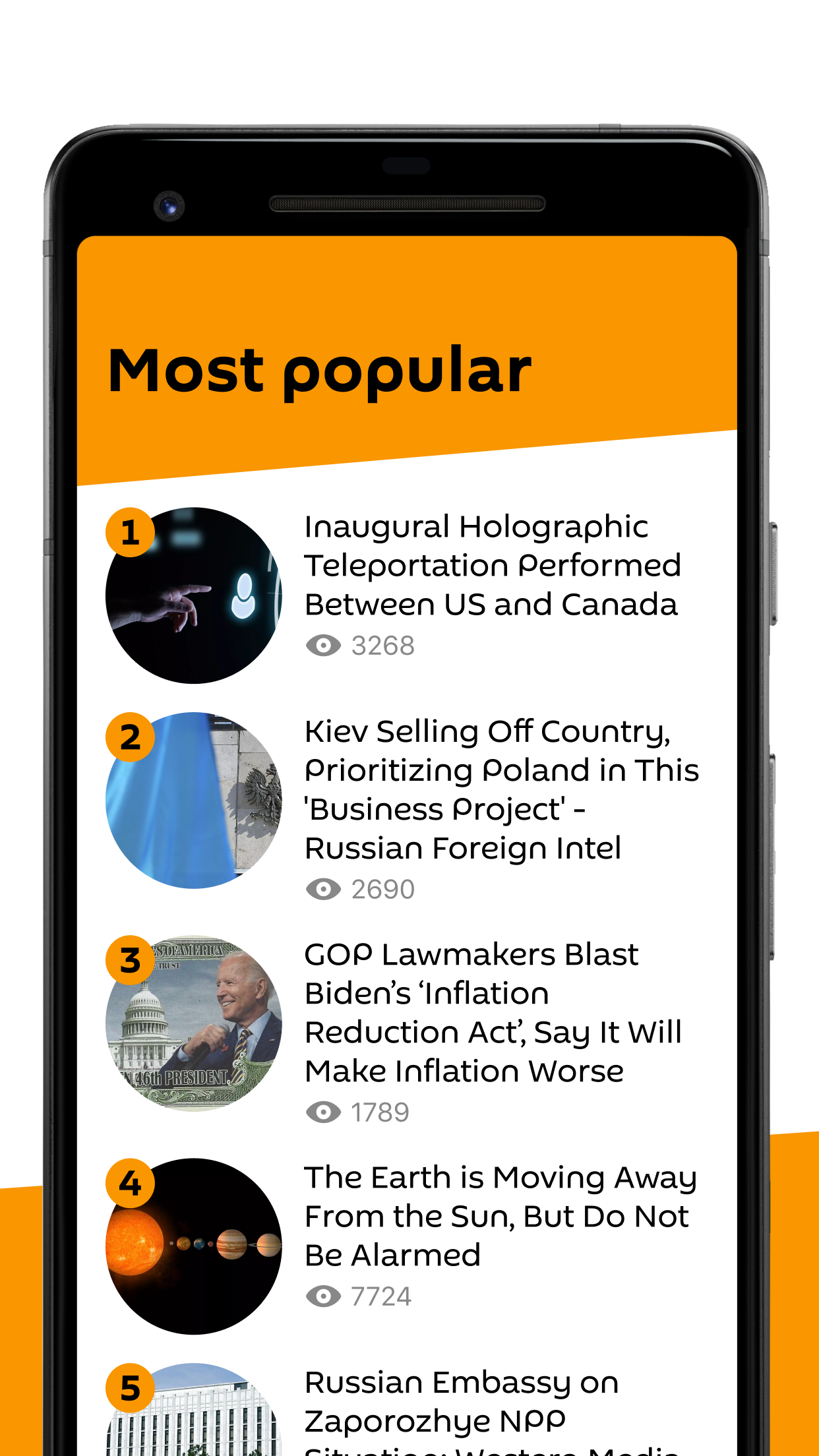 اسکرین شات 4 برنامه Sputnik News