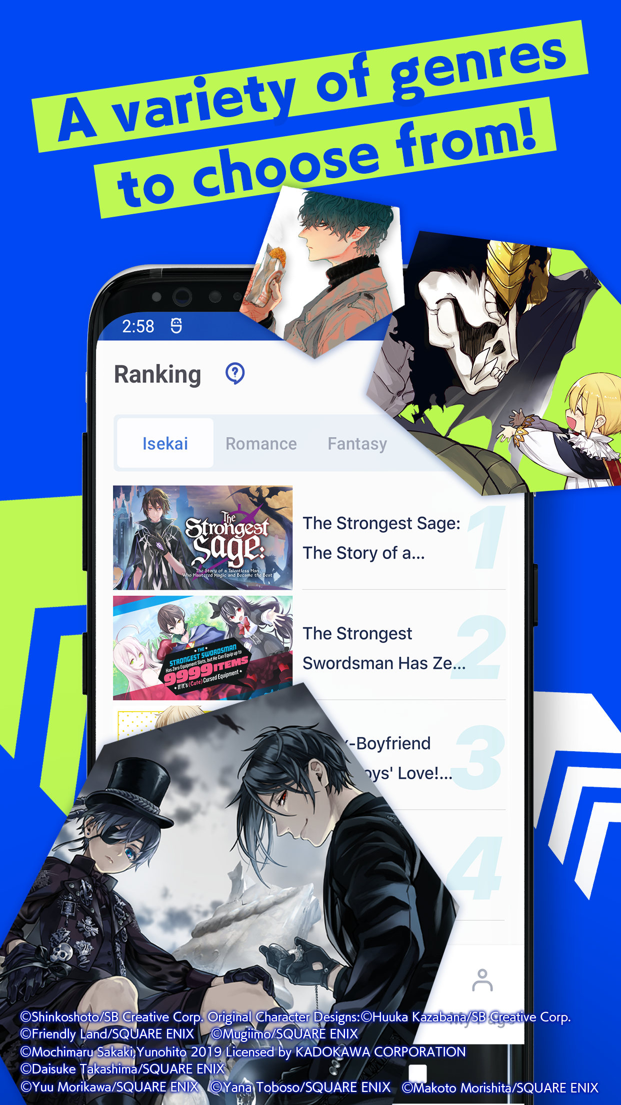 اسکرین شات 4 برنامه Manga UP!