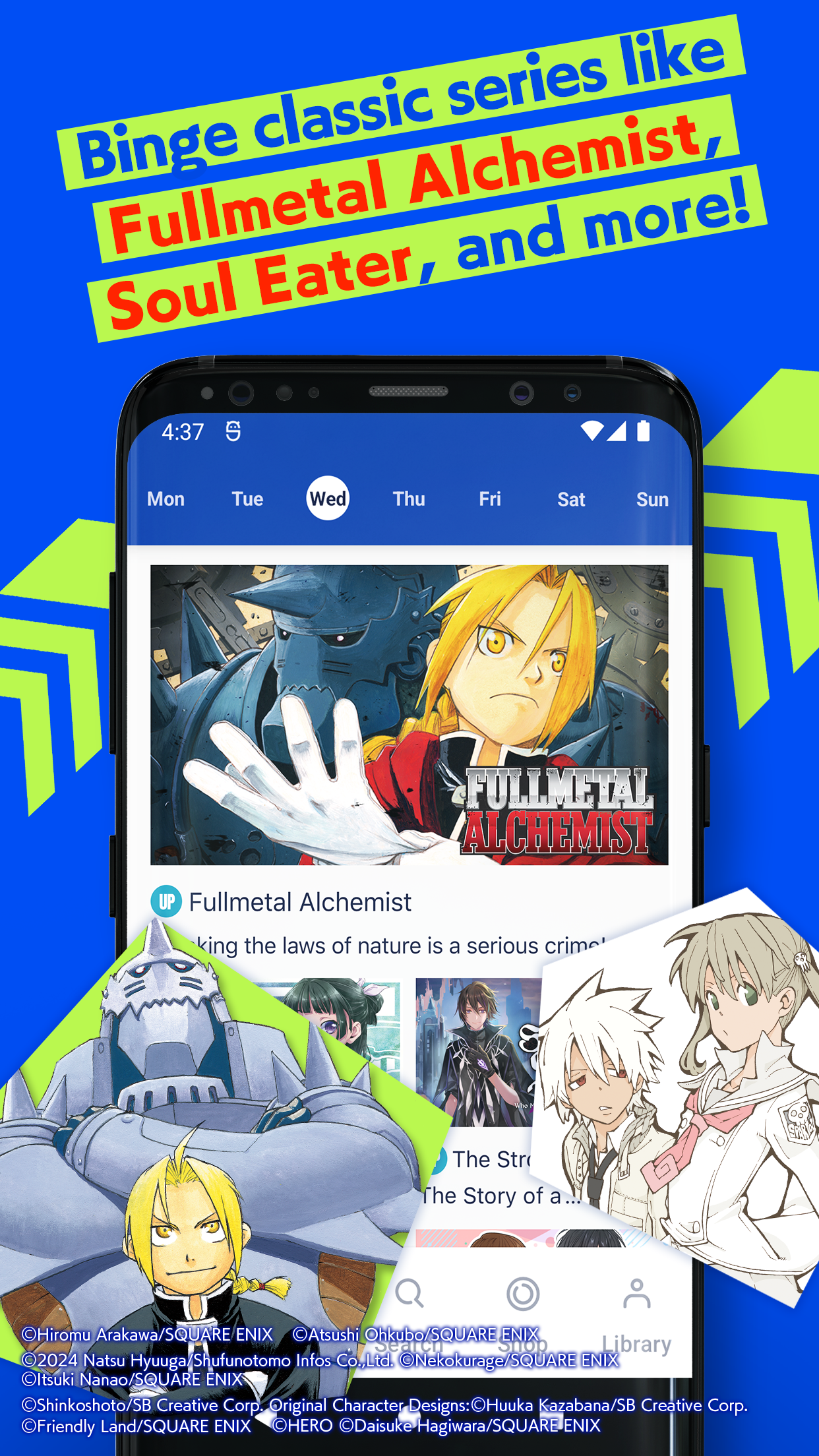 اسکرین شات 5 برنامه Manga UP!