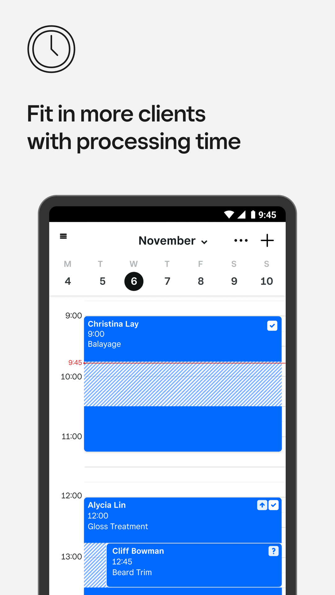 اسکرین شات 5 برنامه Square Appointments: Scheduler