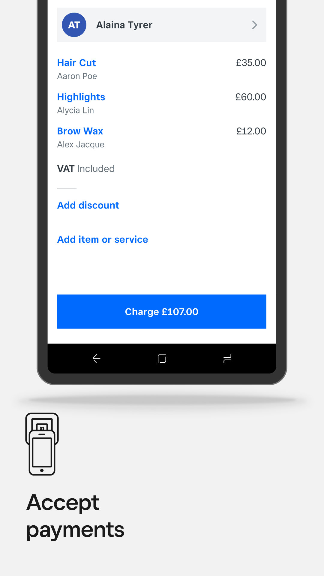 اسکرین شات 3 برنامه Square Appointments: Scheduler