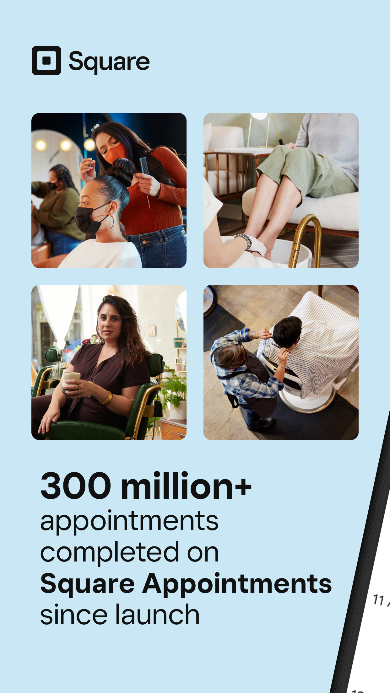 اسکرین شات 1 برنامه Square Appointments: Scheduler