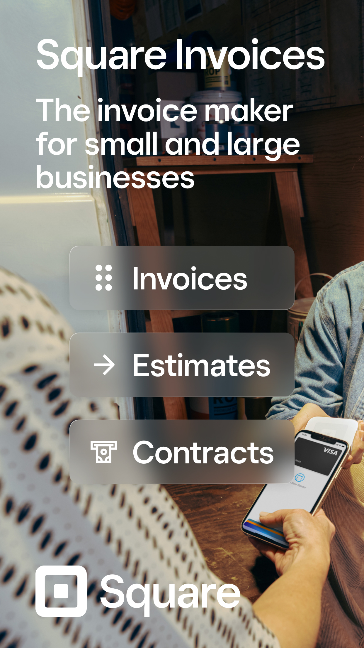 اسکرین شات 1 برنامه Square Invoices