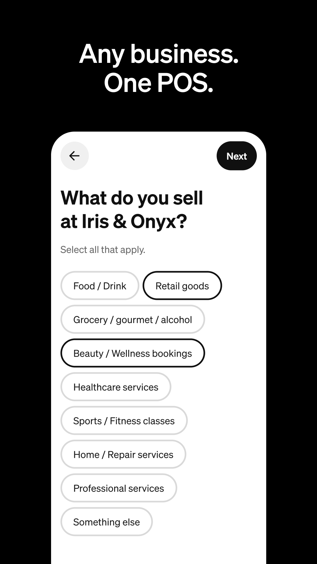 اسکرین شات 2 برنامه Square Point of Sale: Payment