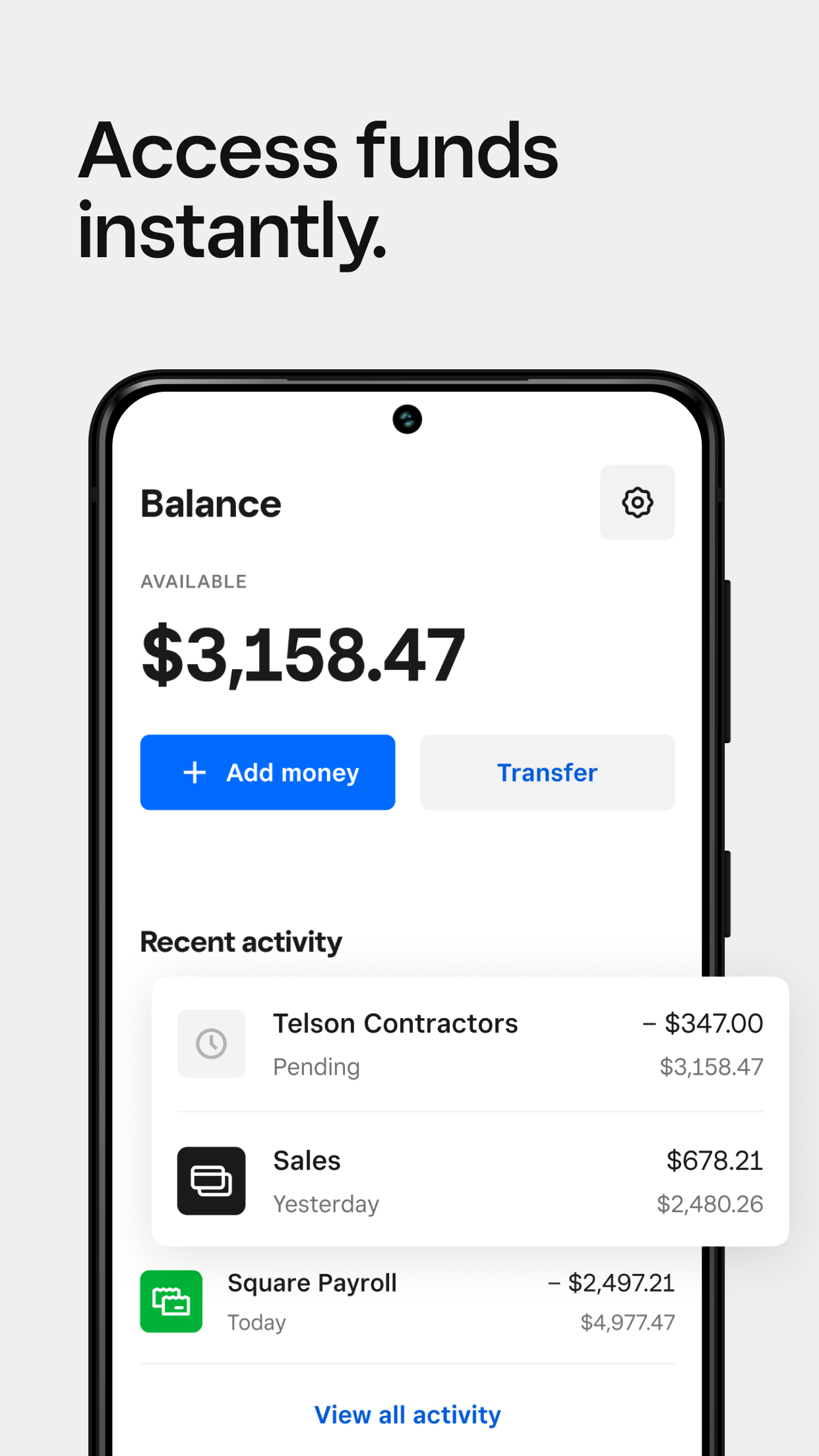 اسکرین شات 5 برنامه Square Point of Sale: Payment