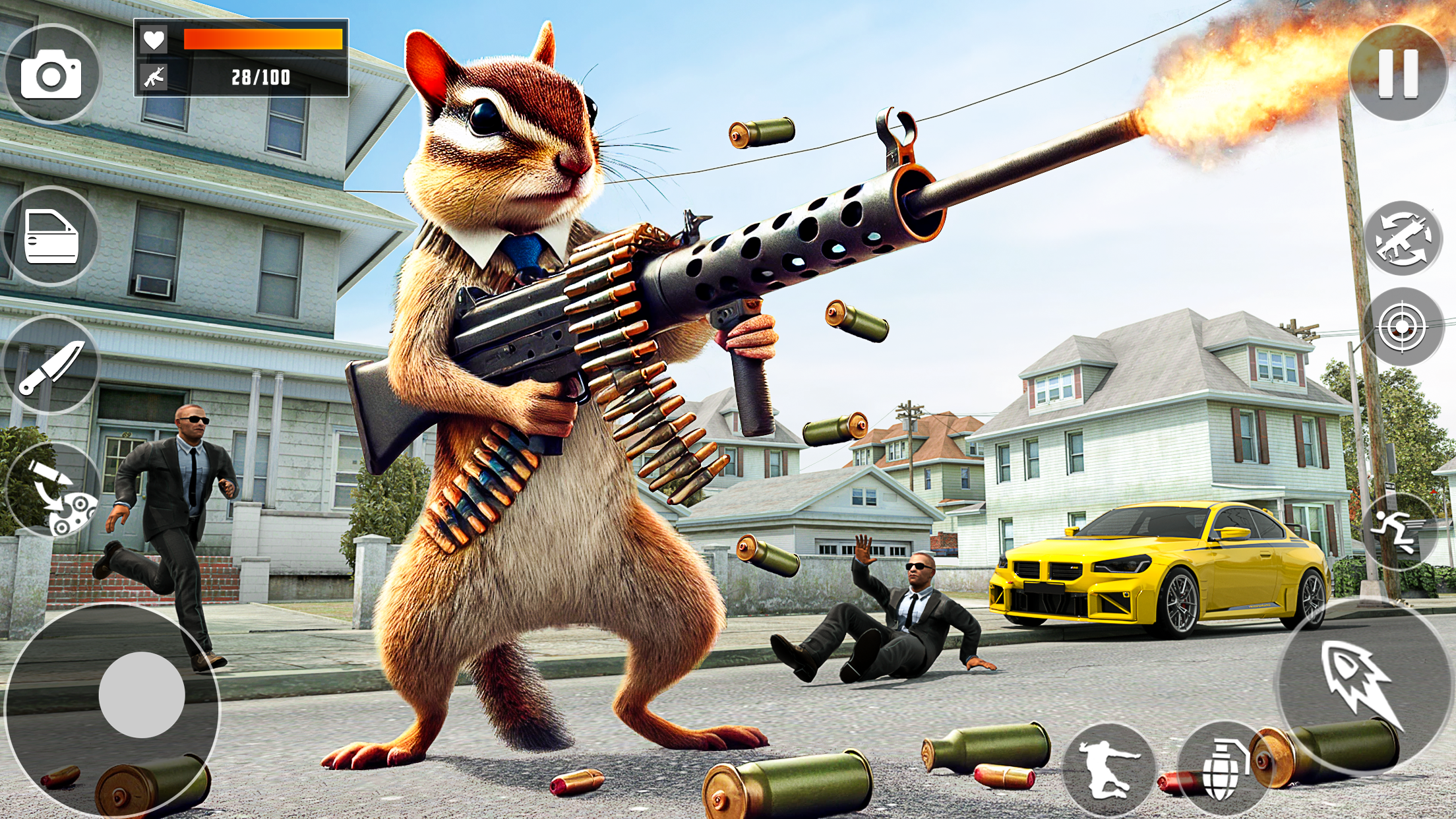 اسکرین شات 4 بازی Squirrel Family 3D Gun Master