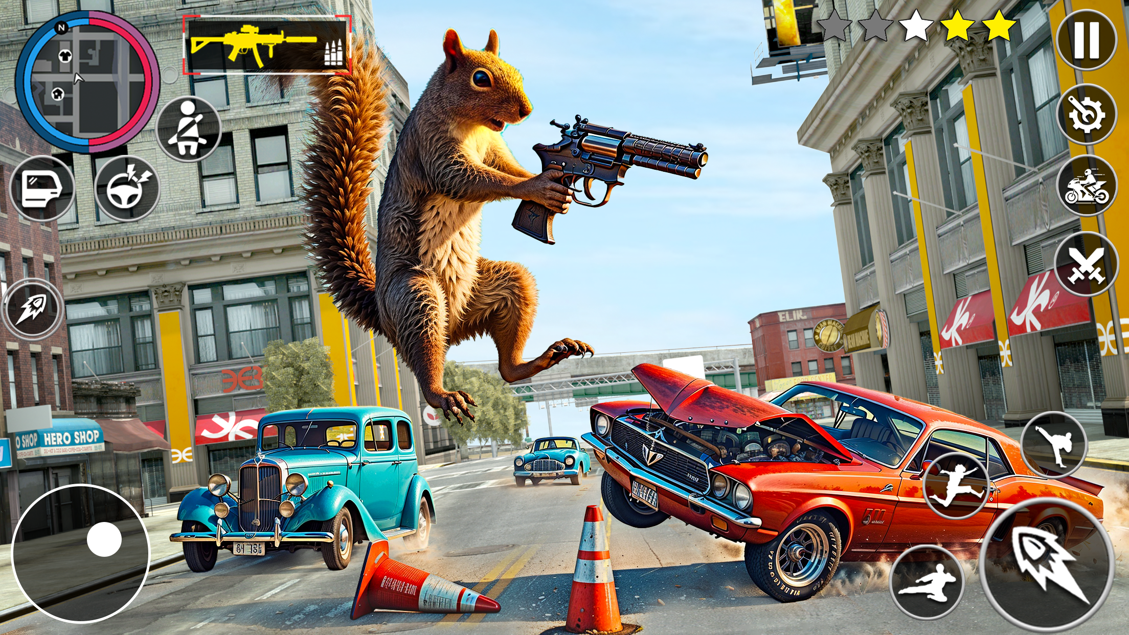 اسکرین شات 6 بازی Squirrel Family 3D Gun Master