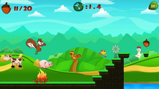 اسکرین شات 3 بازی Squirrel Run