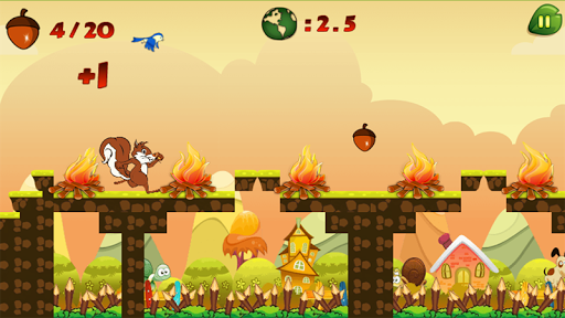اسکرین شات 4 بازی Squirrel Run