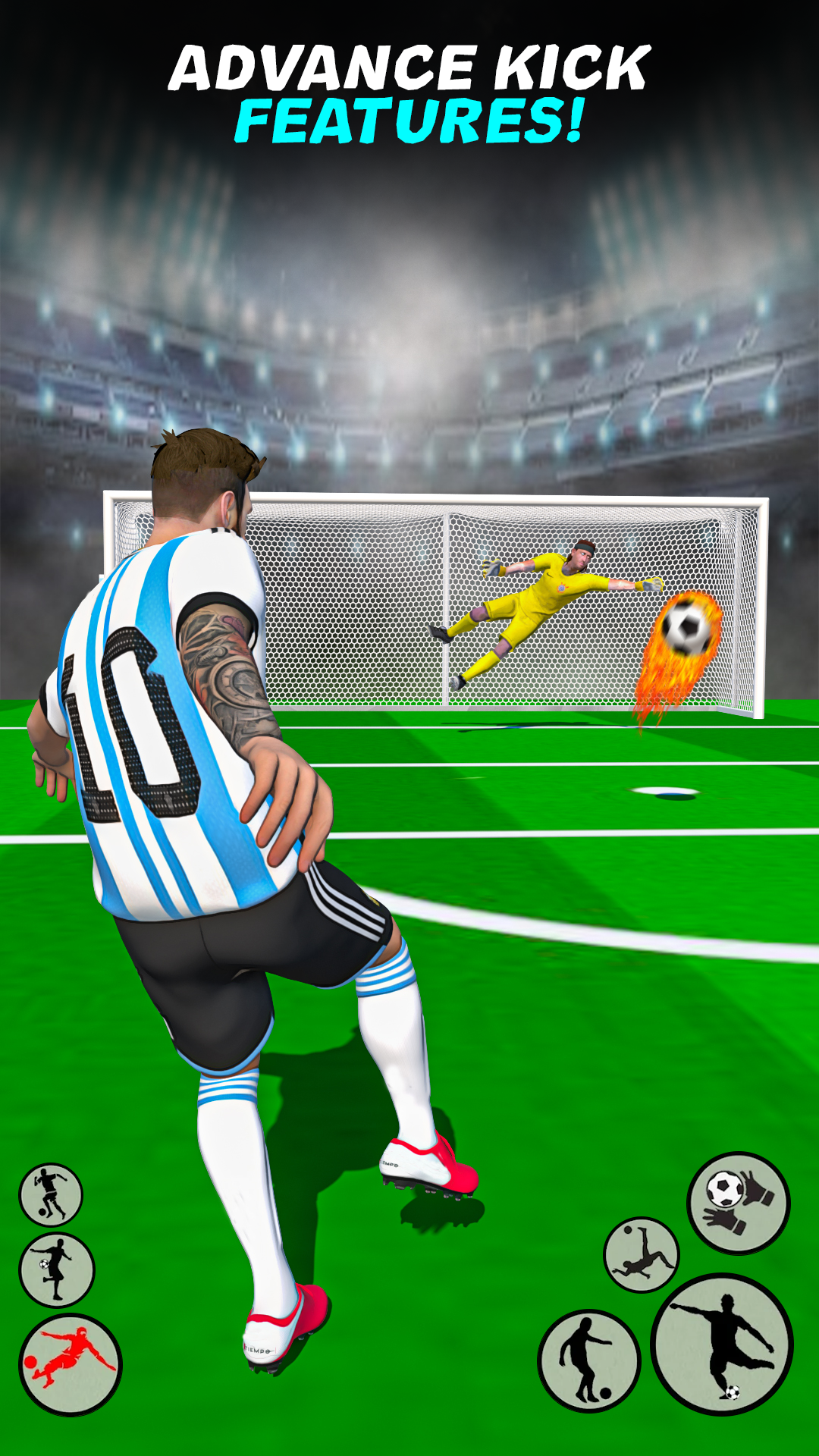اسکرین شات 1 بازی Penalty League Football Games