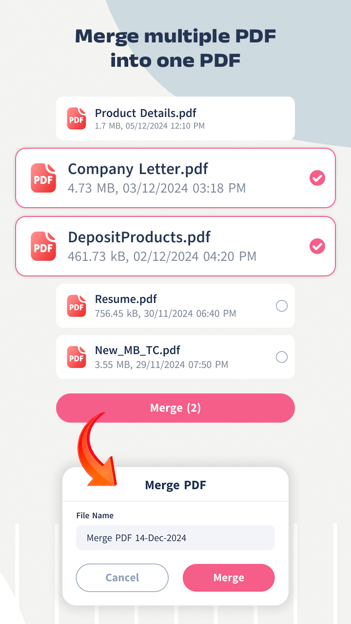 اسکرین شات 4 برنامه JPG to PDF Converter, PDFTools