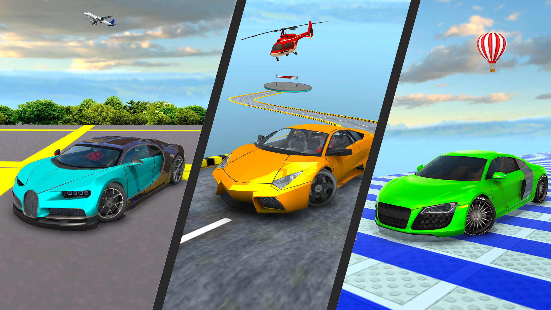 اسکرین شات 4 بازی Car Stunt Game: GT Ramp Stunts