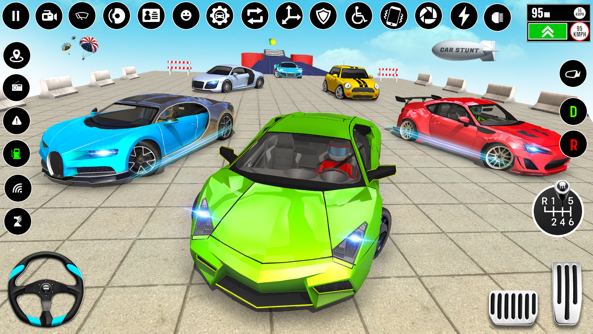 اسکرین شات 3 بازی Car Stunt Game: GT Ramp Stunts