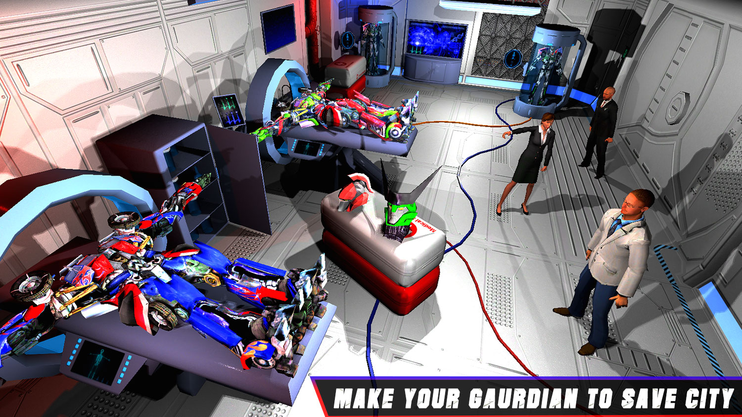اسکرین شات 3 برنامه Truck Robot Transform Game