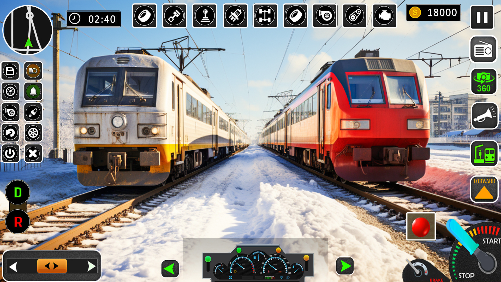 اسکرین شات 3 بازی City Train Simulator Games 3D