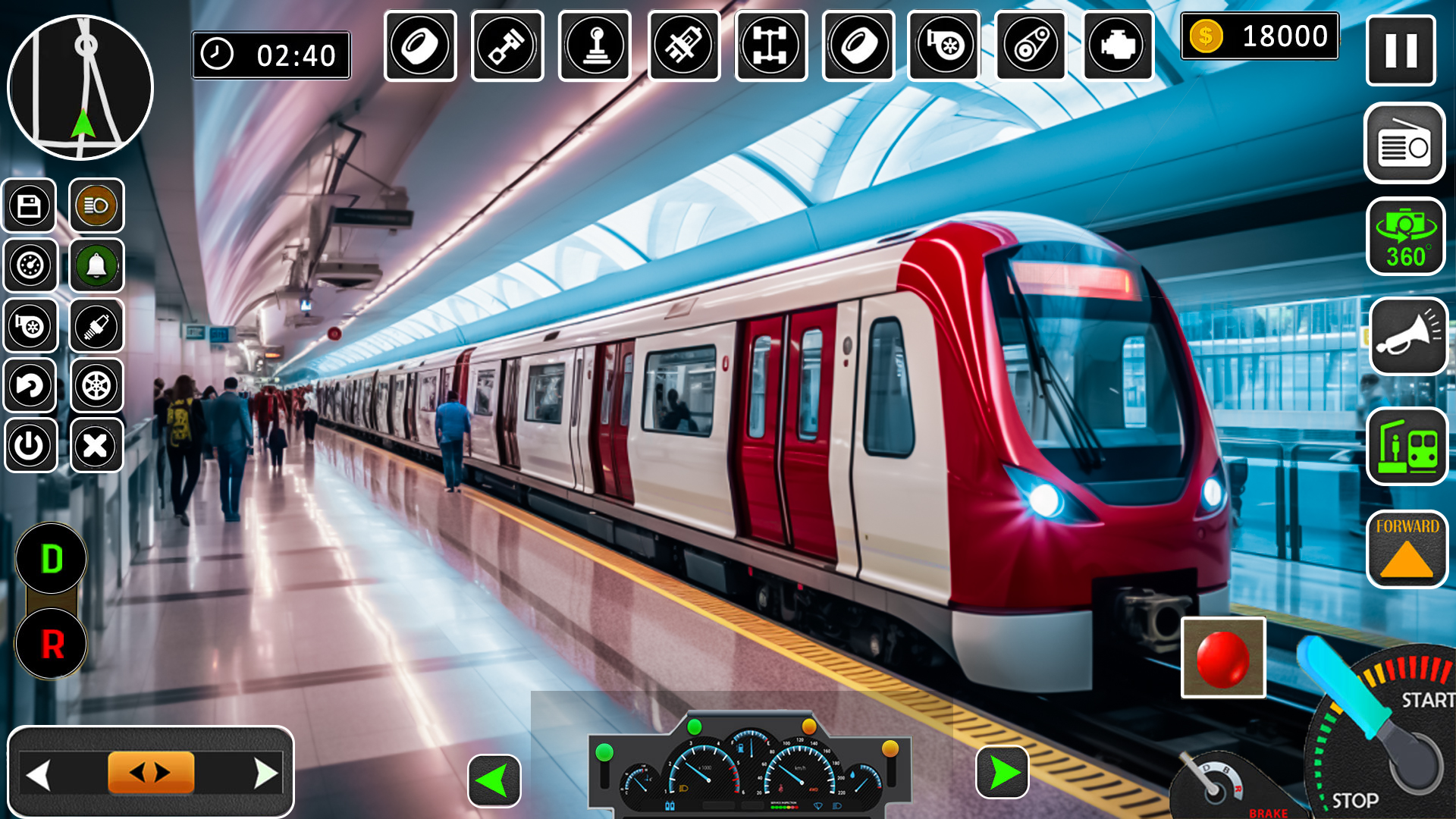 اسکرین شات 2 بازی City Train Simulator Games 3D