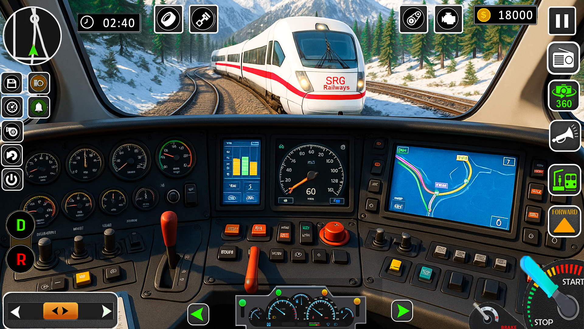 اسکرین شات 1 بازی City Train Simulator Games 3D