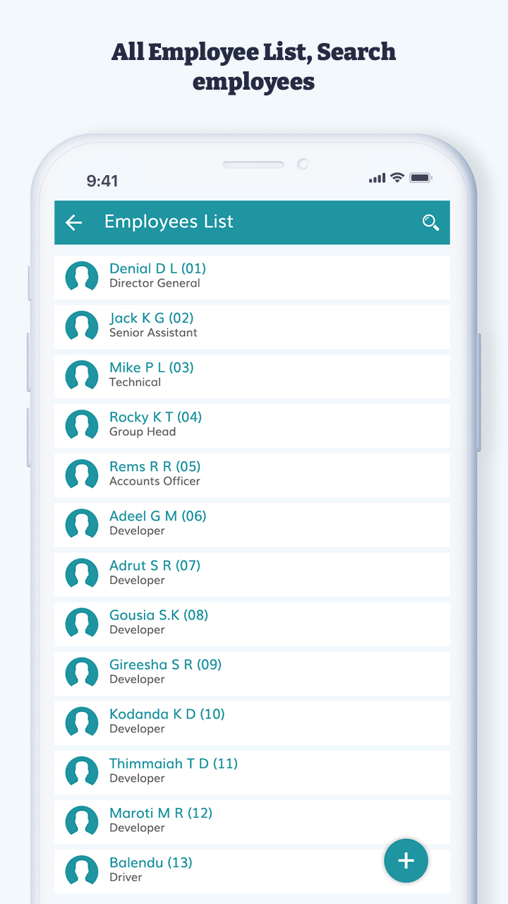 اسکرین شات 4 برنامه EMS – Attendance Manager