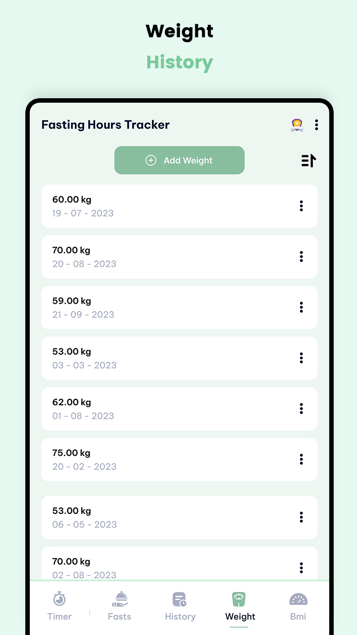 اسکرین شات 8 برنامه Intermittent Fasting Tracker