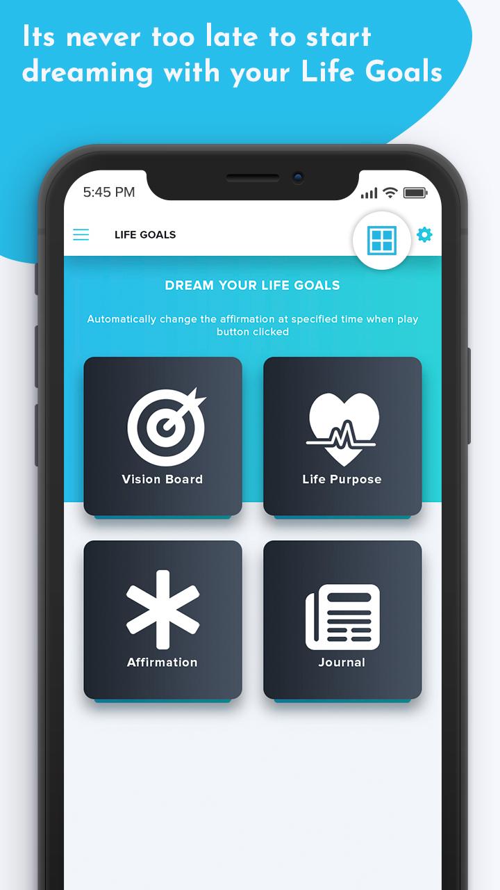 اسکرین شات 2 برنامه Life Goal Planner &Affirmation