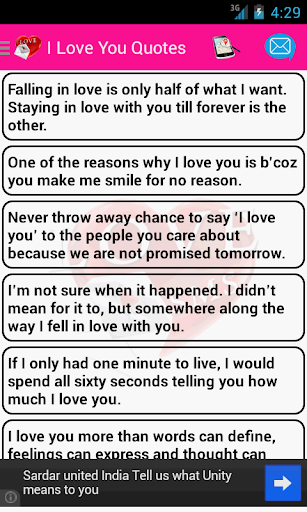 اسکرین شات 8 برنامه Love Messages