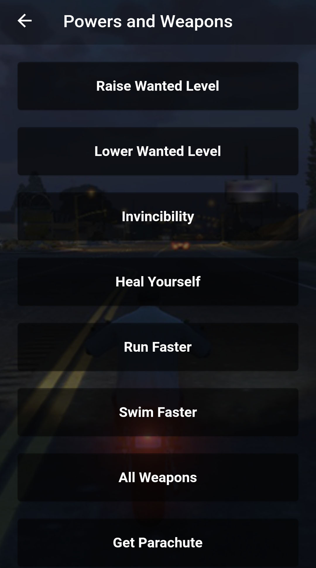 اسکرین شات 5 برنامه Grand City Theft Codes