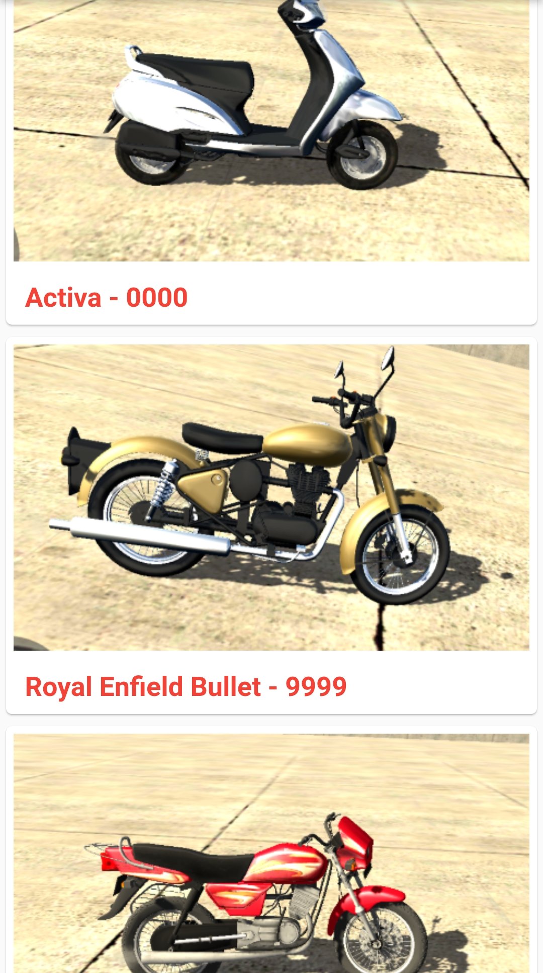 اسکرین شات 7 برنامه Cheats for Indian Bikes 3D