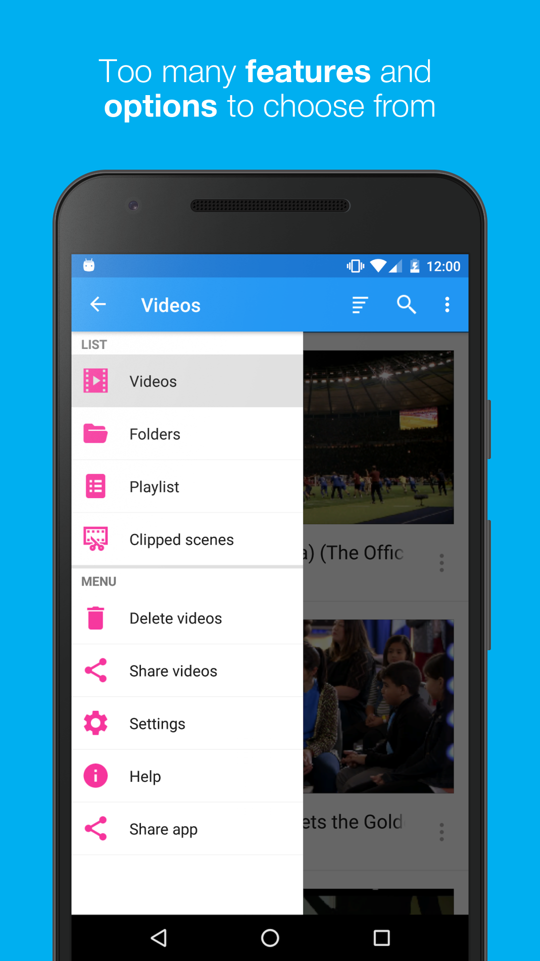 اسکرین شات 7 برنامه SR Player (Video Player)