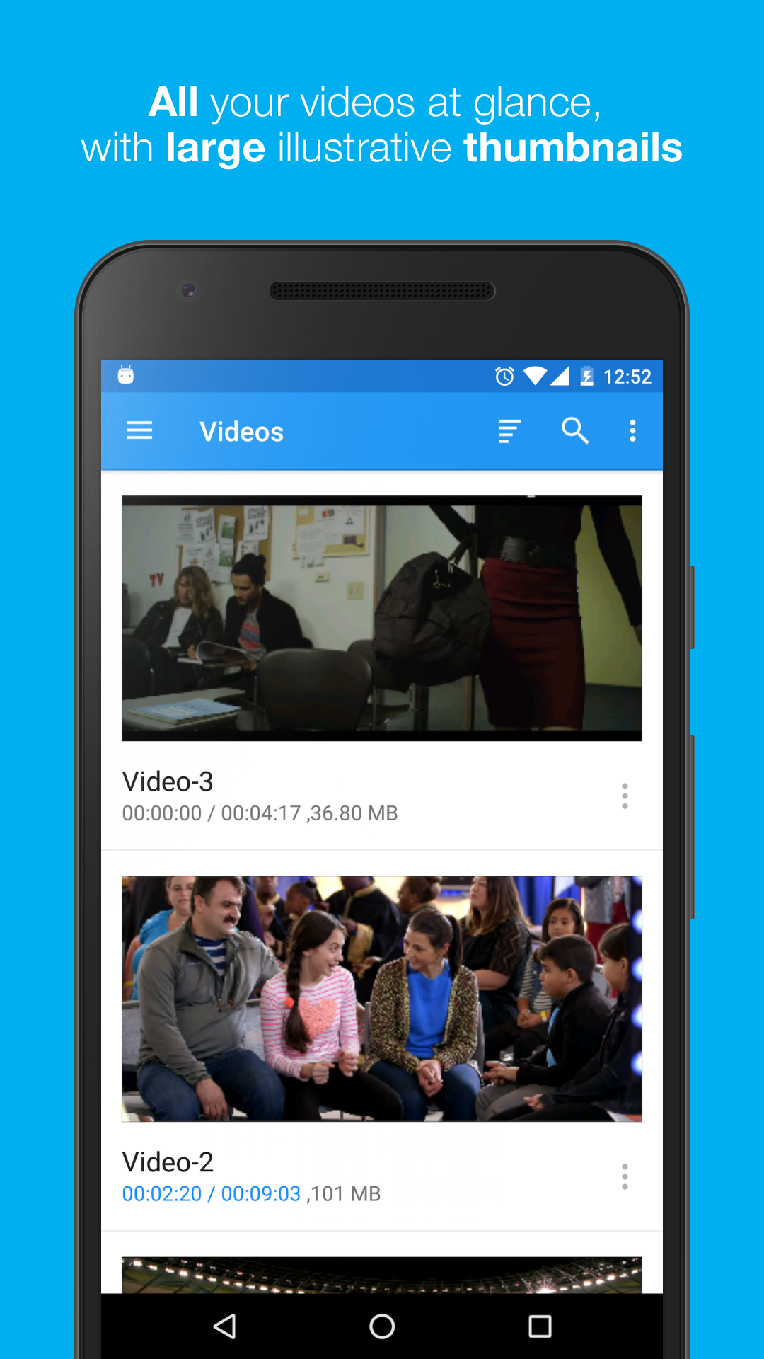 اسکرین شات 1 برنامه SR Player (Video Player)