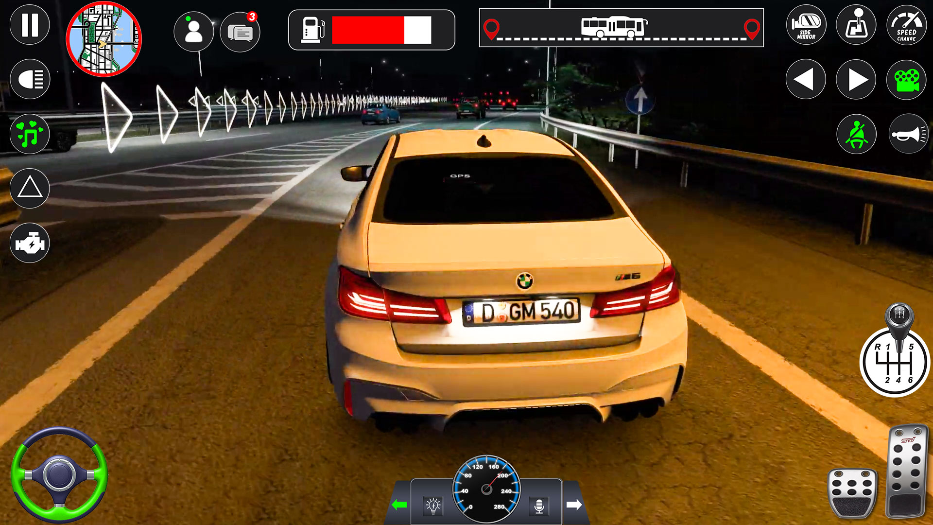 اسکرین شات 1 بازی Modern Car Driving 3D Games