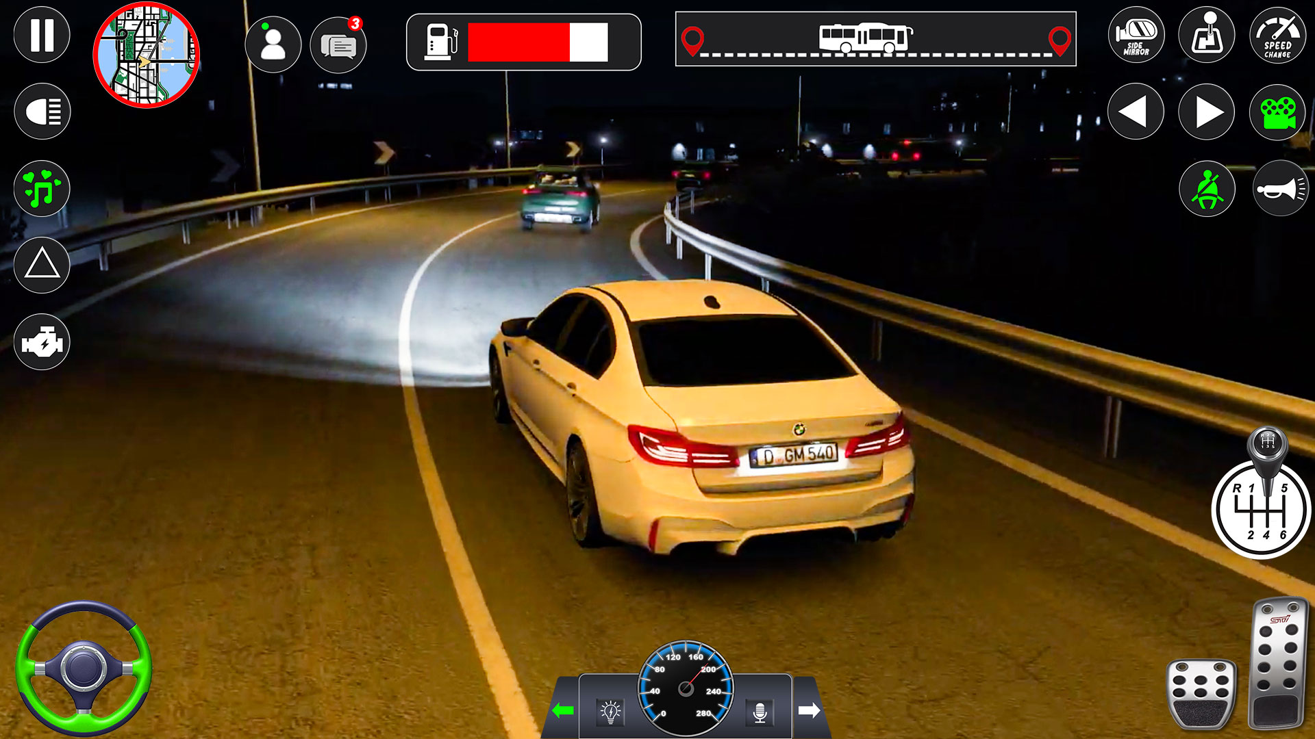 اسکرین شات 2 بازی Modern Car Driving 3D Games